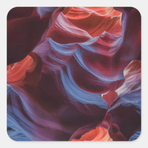 Antelope Canyon Southwest Beauty Vierkante Sticker