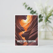 Antelope Canyon Souvenir Briefkaart (Staand voorkant)