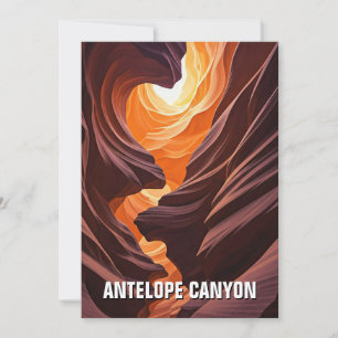 Antelope Canyon Souvenir Feestdagenkaart