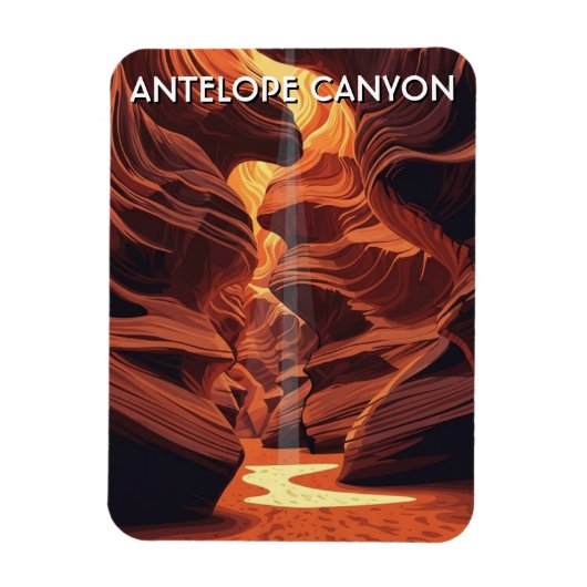 Antelope Canyon  Souvenir Magneet (Verticaal)