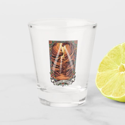 Antelope Canyon Souvenir Shot Glas (Voorkant)
