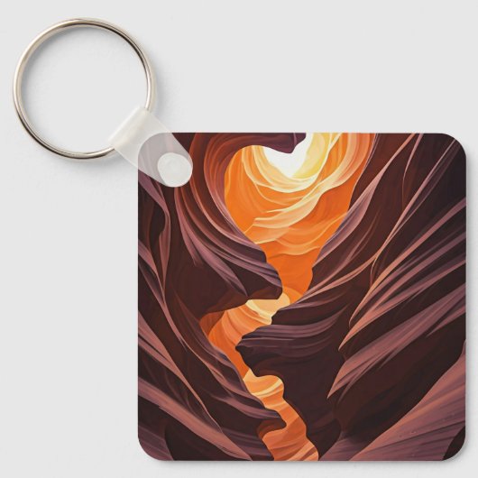 Antelope Canyon Souvenir Sleutelhanger (Voorkant)