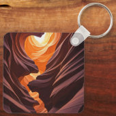 Antelope Canyon Souvenir Sleutelhanger (Achterkant)