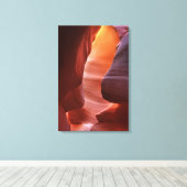Antelope Canyon-spleetformaties Canvas Afdruk (Insitu (Houten vloer))