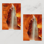 Antelope Canyon Visitekaartje (Voorkant / Achterkant)