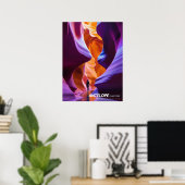 Antelope Canyon, VS Poster (Thuiskantoor)
