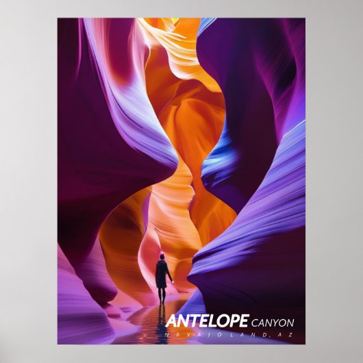 Antelope Canyon, VS Poster (Voorkant)