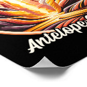 Antelope Canyon Wandelen Poster (Hoek)