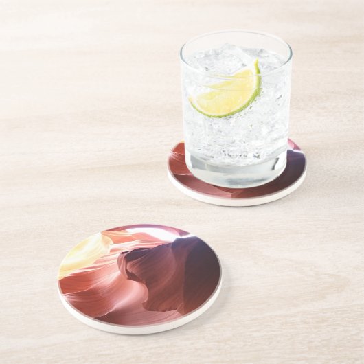 Antelope Canyon Zandsteen Onderzetter (Zijkant)