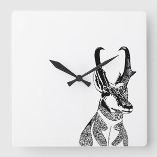Antelope Clock Vierkante Klok