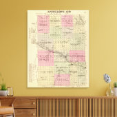 Antelope County, Nebraska Canvas Afdruk (Insitu (Woonkamer))