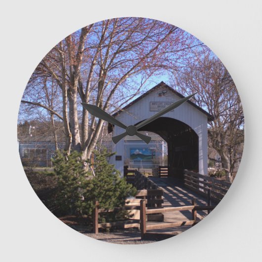 Antelope Cree Bridge - Eagle Point, Oregon Grote Klok (Voorkant)