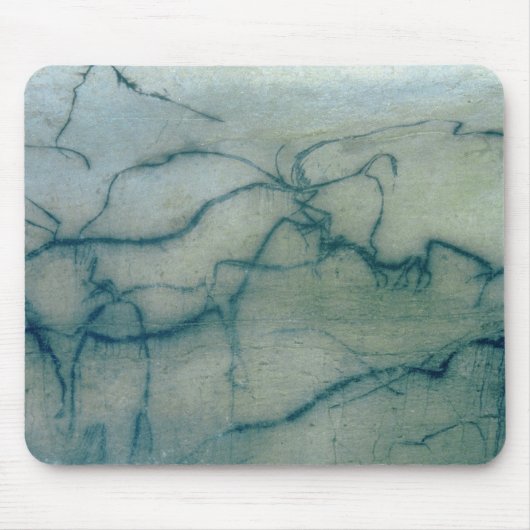 Antelope en Bison, Perigordiaan (grotschilderij) Muismat (Voorkant)