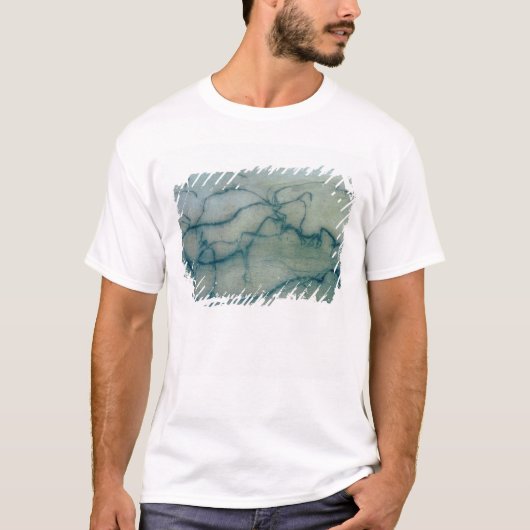 Antelope en Bison, Perigordiaan (grotschilderij) T-shirt (Voorkant)