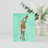 ANTELOPE- EN OWL-Briefkaart Briefkaart (Staand voorkant)
