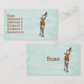 ANTELOPE- EN OWL-Visitekaartje Visitekaartje (Voorkant / Achterkant)