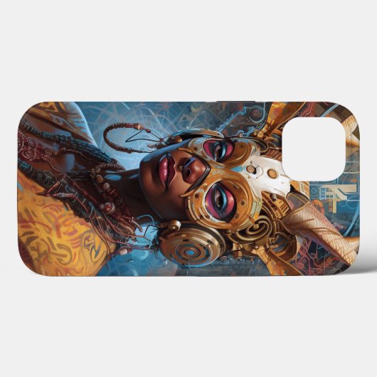 Antelope Headdress Science Fiction Cyberpunk Case-Mate iPhone Case (Achterkant (horizontaal))