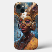 Antelope Headdress Science Fiction Cyberpunk Case-Mate iPhone Case (Achterkant)