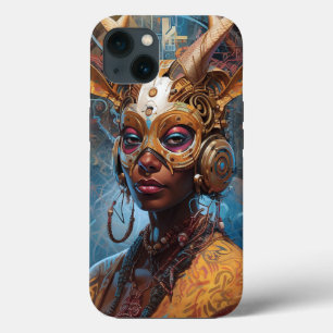 Antelope Headdress Science Fiction Cyberpunk Case-Mate iPhone Case