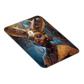 Antelope Headdress Science Fiction Cyberpunk Magneet (Rechterzijde)