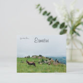Antelope in Swaziland National Park Eswatini Briefkaart (Staand voorkant)