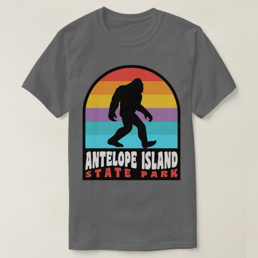Antelope Island Camping Salt Lake City Utah T-shirt (Design voorkant)