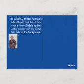 Antelope Island Great Salt Lake Utah-Briefkaart Briefkaart (Achterkant)