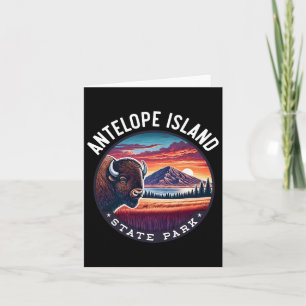 Antelope Island State Park Wandelen Souvenir Bison Kaart