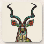 antelope ivoor onderzetter (Voorkant)