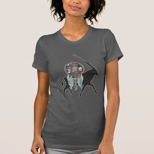 Antelope Native American Animal Dream Catcher T-shirt (Voorkant)