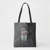 Antelope Native American Animal Dream Catcher Tote Bag (Voorkant)