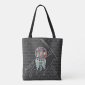 Antelope Native American Animal Dream Catcher Tote Bag (Achterkant)