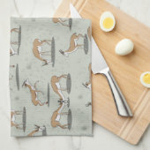 Antelope Pattern Theedoek (Quarter Fold)