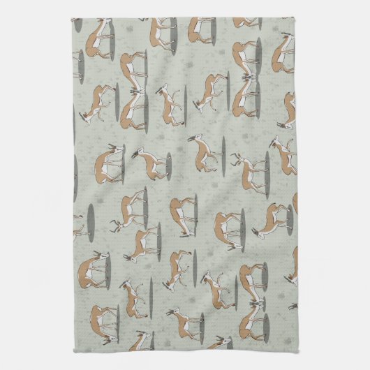 Antelope Pattern Theedoek (Verticaal)