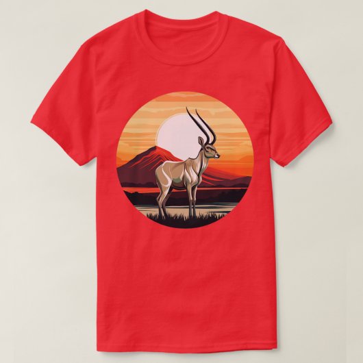 Antelope retro 4 t-shirt (Design voorkant)