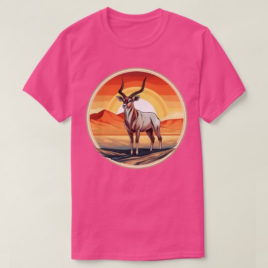 Antelope retro t-shirt (Design voorkant)