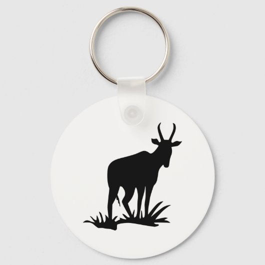 Antelope Silhouette Sleutelhanger (Voorkant)