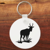 Antelope Silhouette Sleutelhanger (Voorkant)