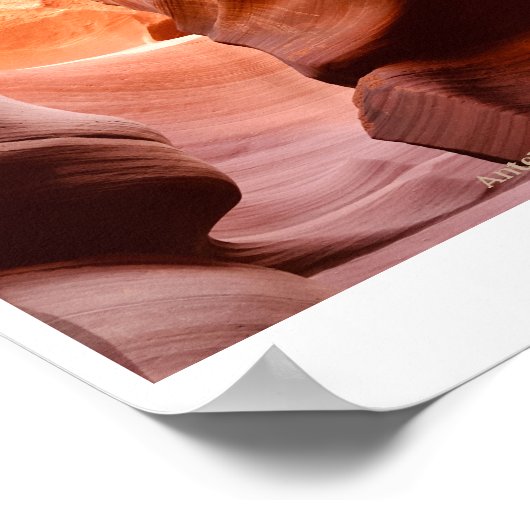 Antelope Slot Canyon, Arizona Poster (Hoek)