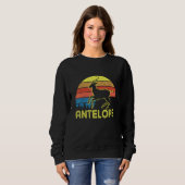 Antelope T-shirt Antelope Retro Sunset Style (Voorkant volledig)