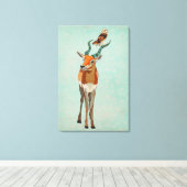 Antelope & Uil Canvas (Insitu (Houten vloer))
