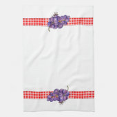 Anten en druiven - keukenhanddoeken (Verticaal)