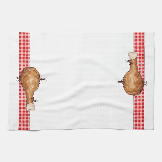 Anten en kippen - keukenhanddoeken (Horizontaal)