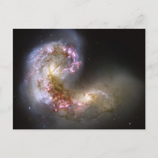 Antennae Galaxies Briefkaart (Voorkant)