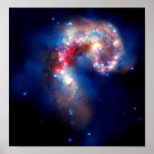 Antennae Galaxies Colliding Poster (Voorkant)