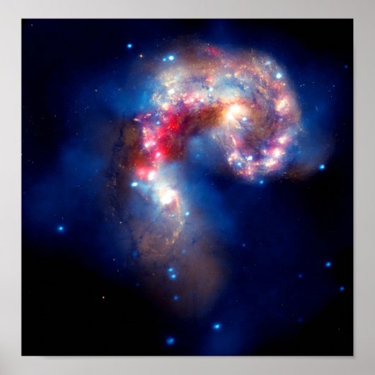 Antennae Galaxies Colliding Poster (Voorkant)