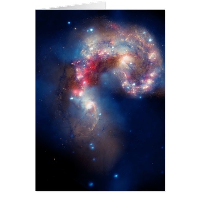 Antennae Galaxies Colorful Composiet (Voorkant)