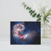 Antennae Galaxies Colorful Composiet Briefkaart (Staand voorkant)