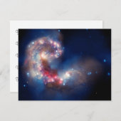 Antennae Galaxies Colorful Composiet Kaart (Voorkant / Achterkant)