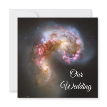 Antennae Galaxies Pink Stars Cosmic Wedding